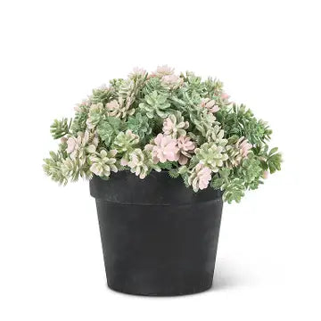 Light Pink Petite Flower Plant Pot 5.5"