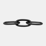 Metal 15" Chain Decor, Black