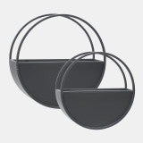 Metal Round Wall Planter