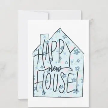 Greeting Card Happy New House