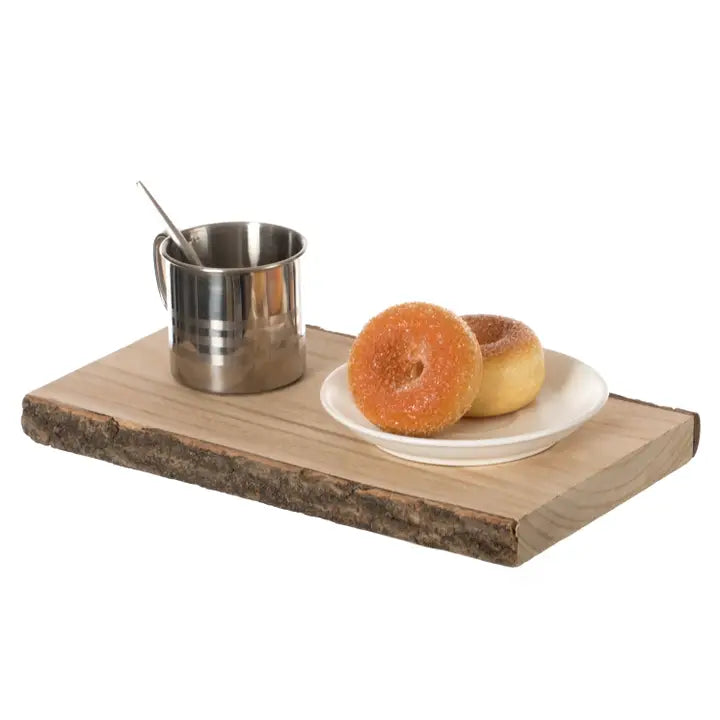 Rustic Tree Log Serving Tray