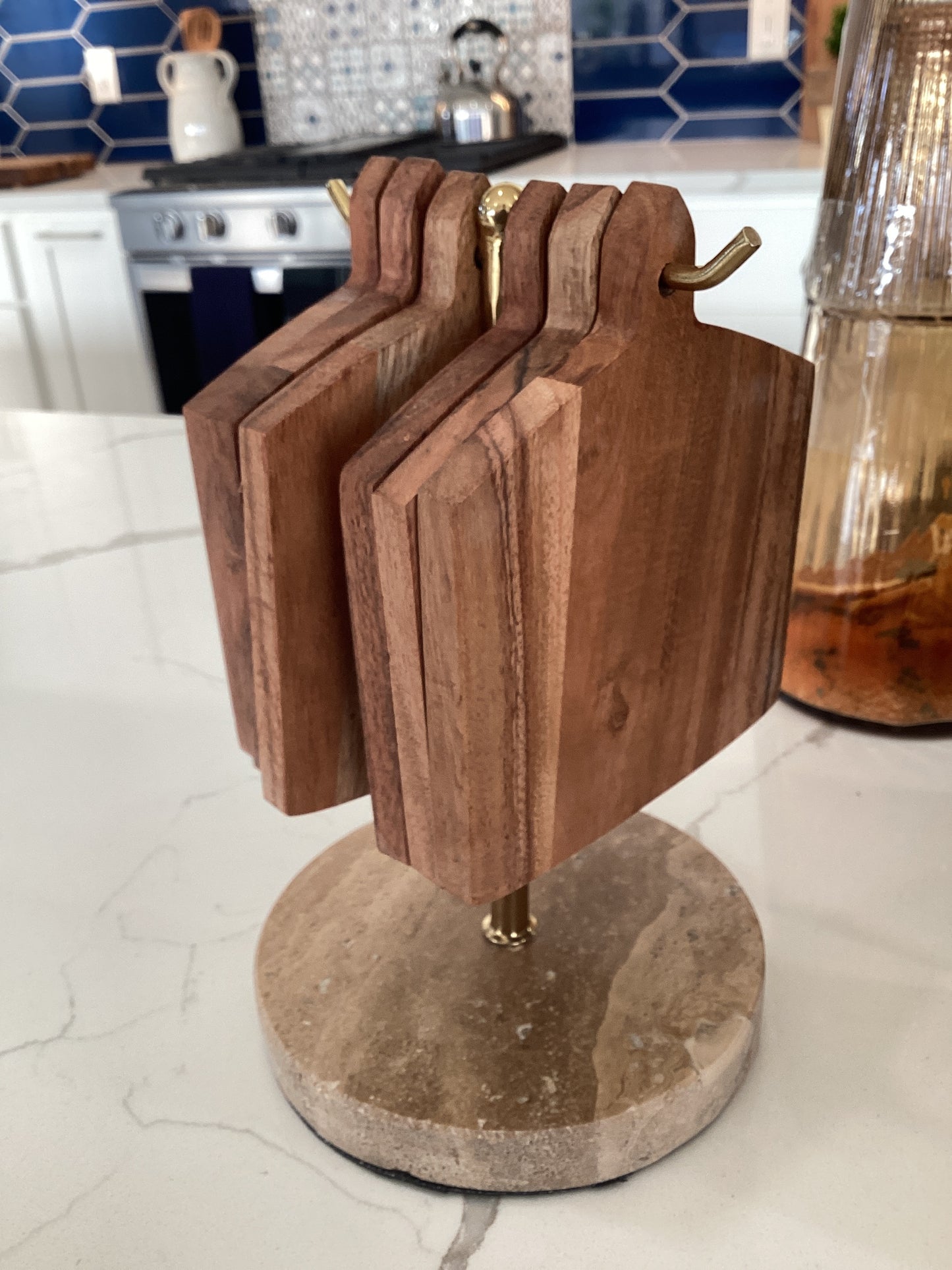 Wood Coaster Set