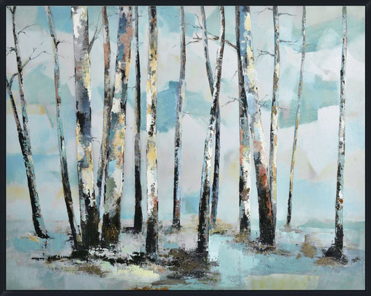 Birch Blues 36x48