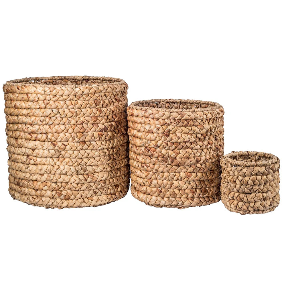 Kenna Basket Collection No Handles- Natural