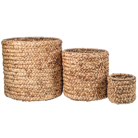 Kenna Basket Collection No Handles- Natural