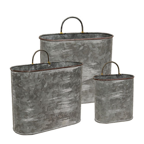 Galvanized Planter SM