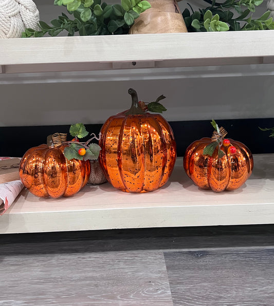 Lighted Pumpkin Set