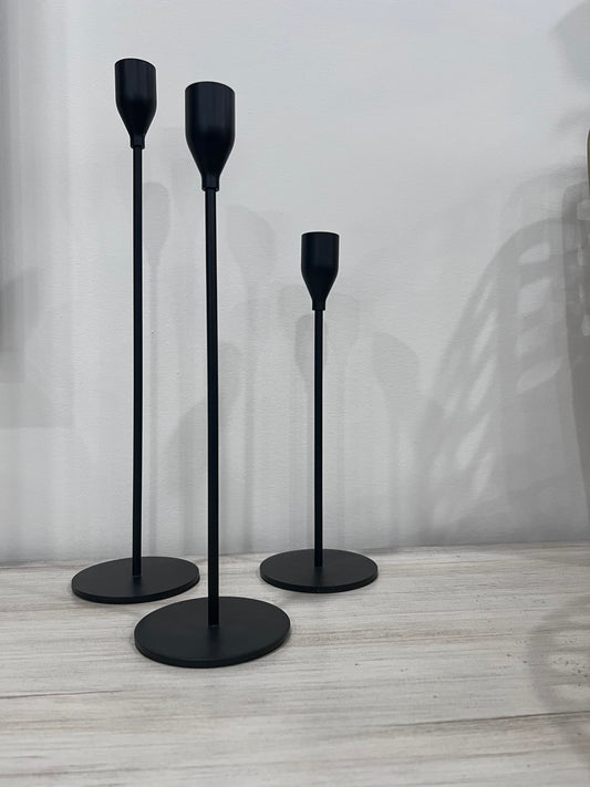 Skinny Taper Candle Holder Set of 3