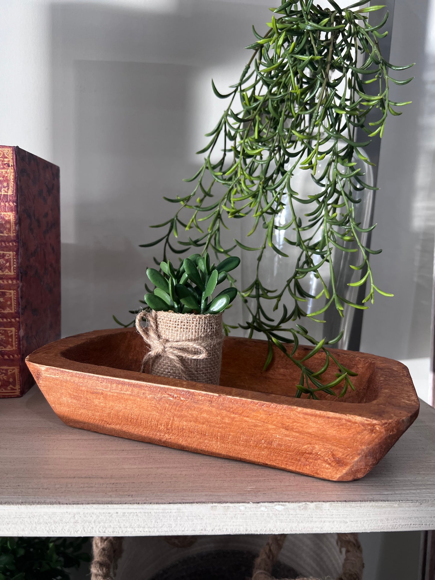 Carved Wood Bowl