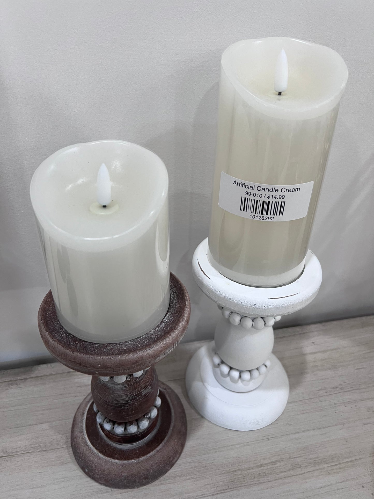 Artificial Candle Cream