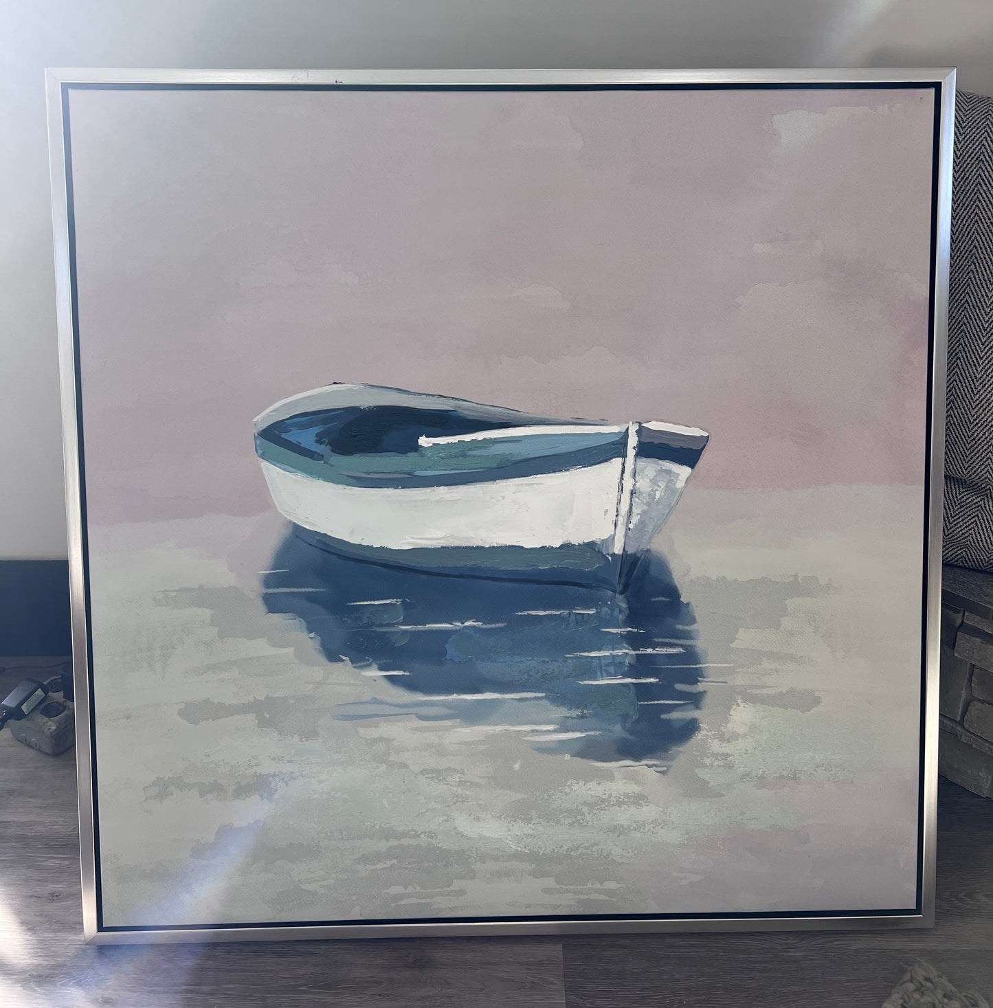 Blue Boat Artwork