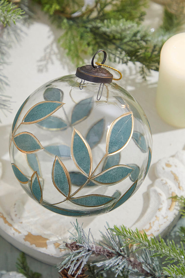 Painted Laurel Ornament