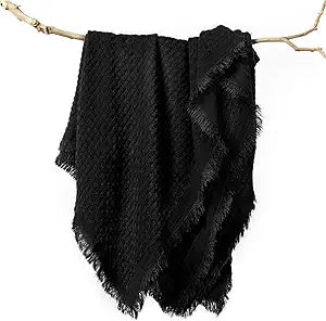 Black Throw Blanket