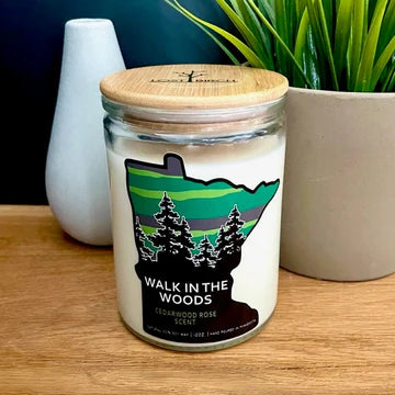 Lost Birch Hand Poured Soy Candle 12 oz